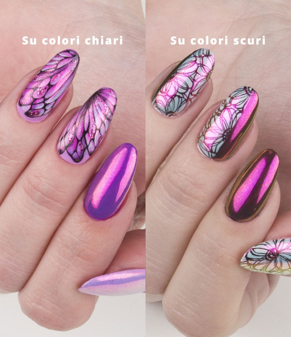 Super Chrome Rose (pigmento semi-trasparente)