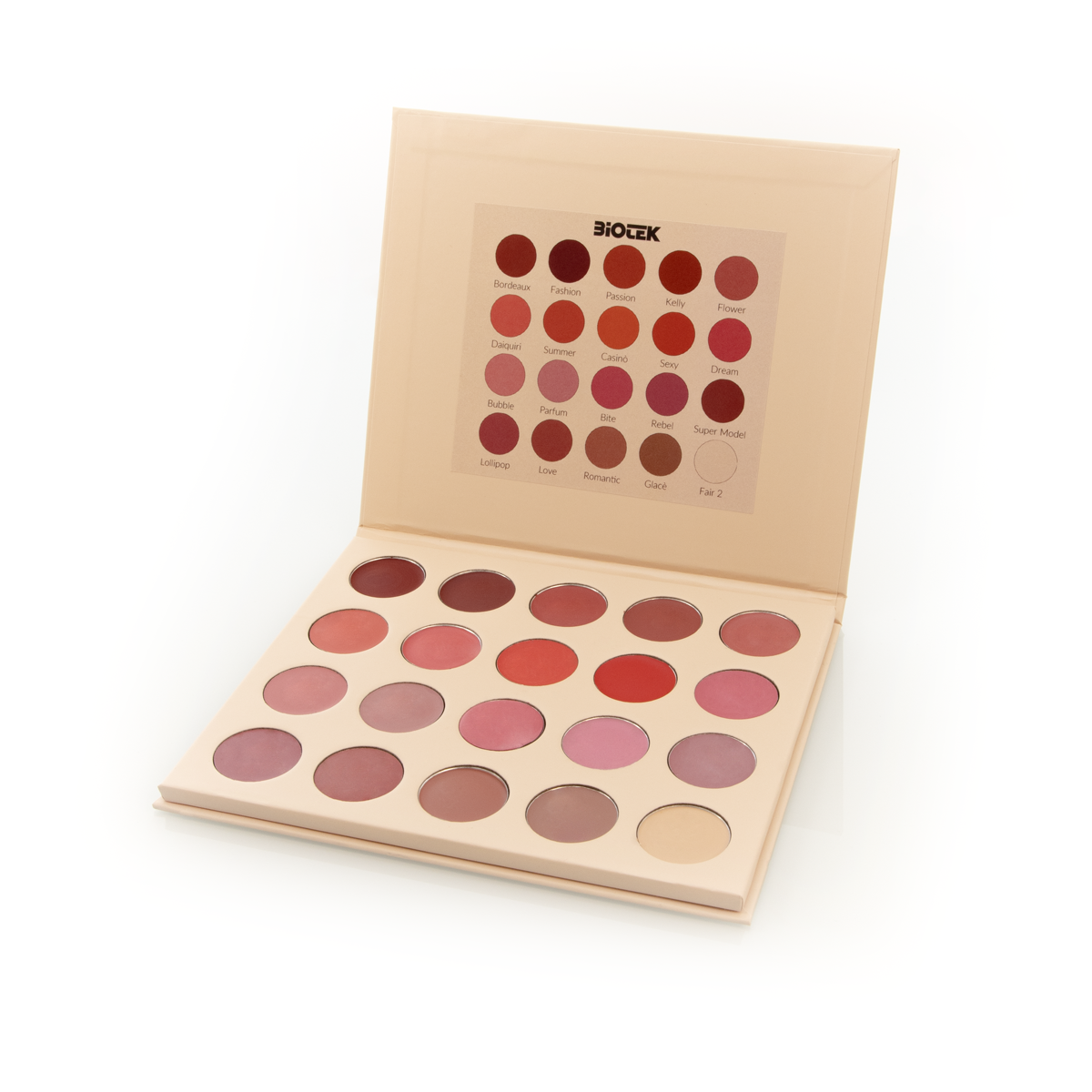Tester Palette Colori Labbra
